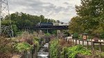 HZRX 6421 crosses Cascade Locks.